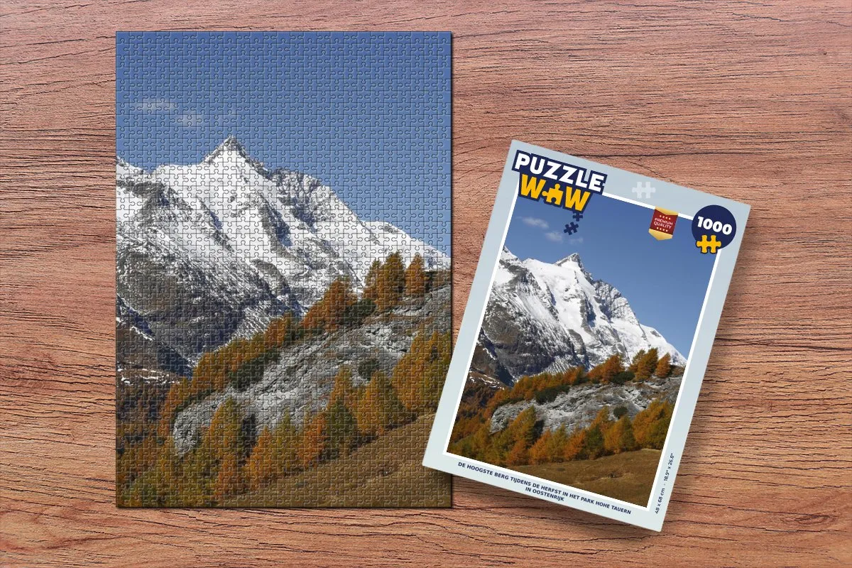 PuzzleWow Legpuzzel Hohe Tauern 1000 Stuks