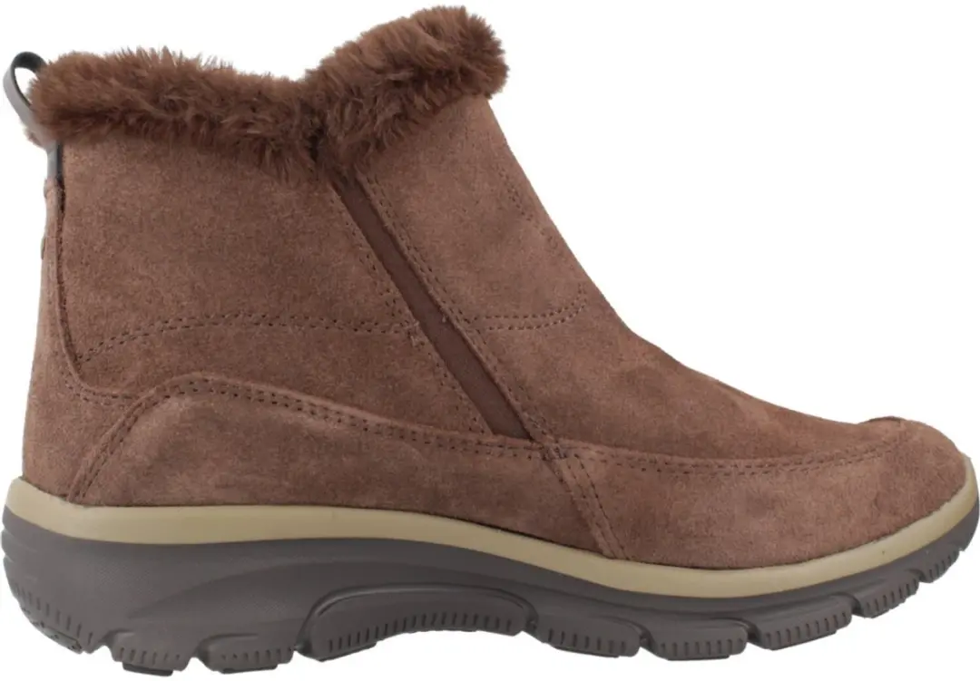 Skechers Easy Going Cool Zip Dames Instappers - Chocolate