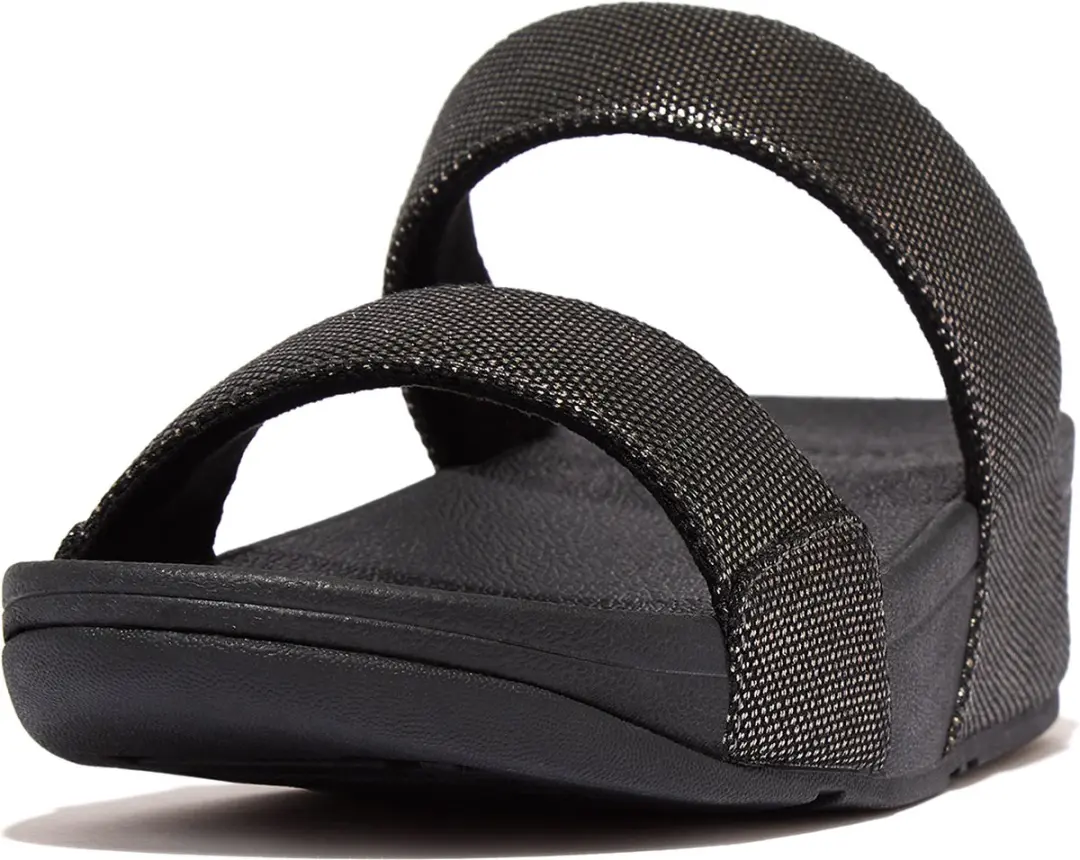 FitFlop Lulu Glitz-Canvas Slides - Maat 41 - afbeelding 2 van 4