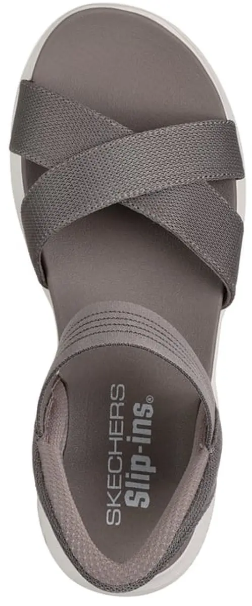 Skechers Dark Taupe Slip-ins Sandalen 38.5 - afbeelding 6 van 6