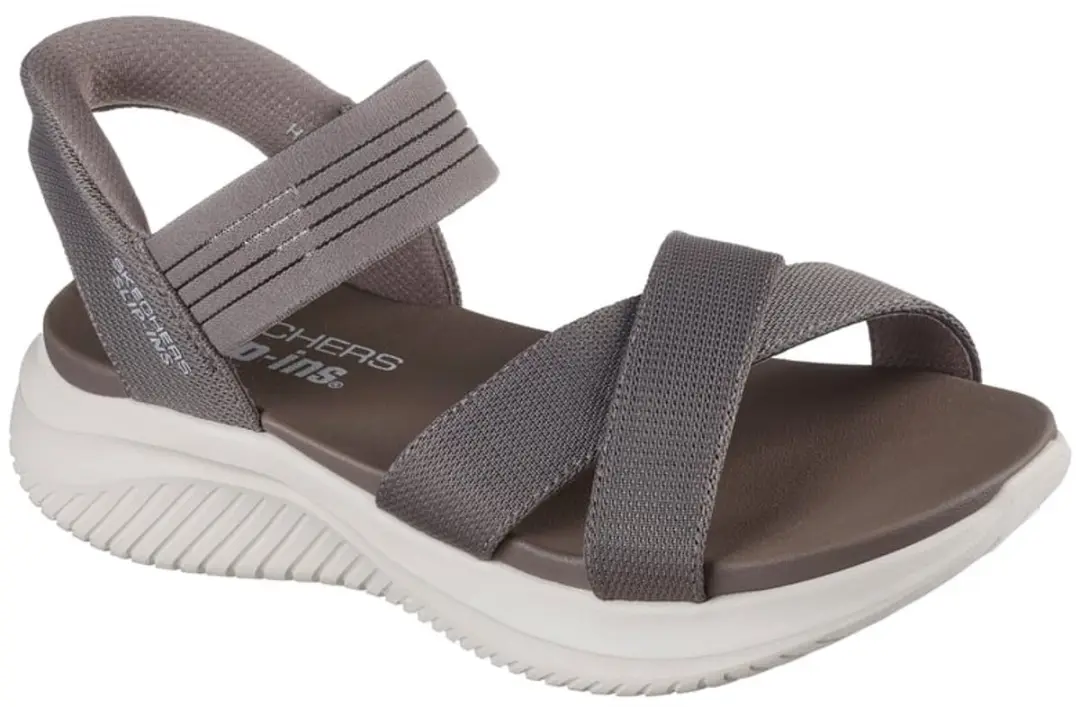 Skechers Dark Taupe Slip-ins Sandalen 38.5 - afbeelding 5 van 6