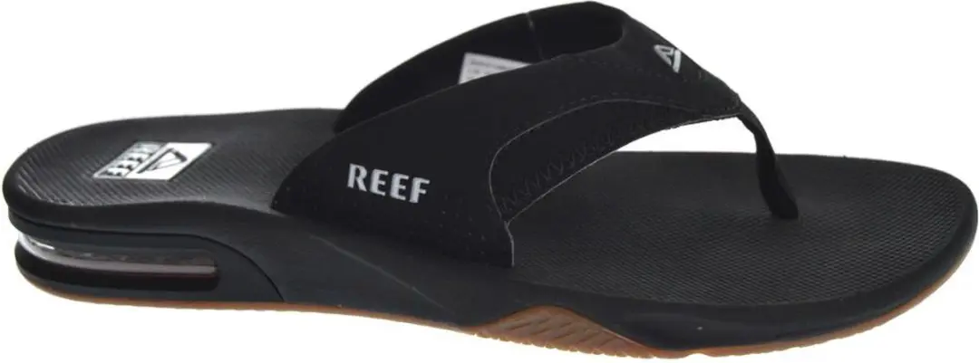 Reef Fanningblack Teenslipper - Zwart/Zilver - Maat 40 - afbeelding 2 van 6