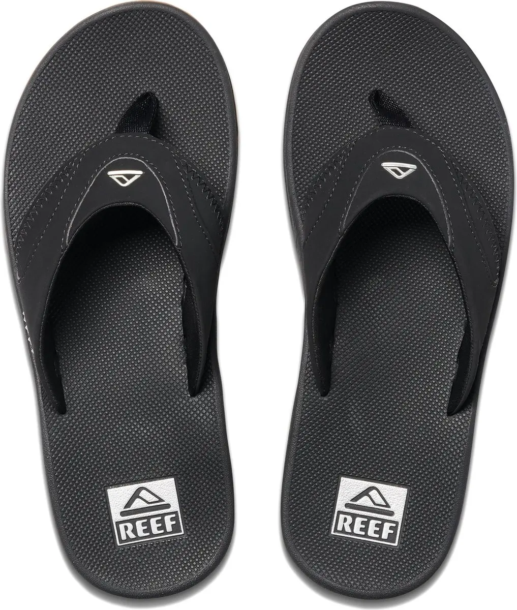 Reef Fanningblack Teenslipper - Zwart/Zilver - Maat 40 - afbeelding 6 van 6