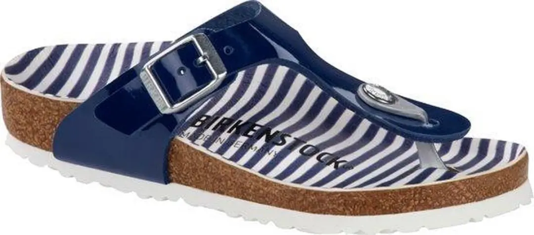 Birkenstock Gizeh Nautical Stripes Navy narrow