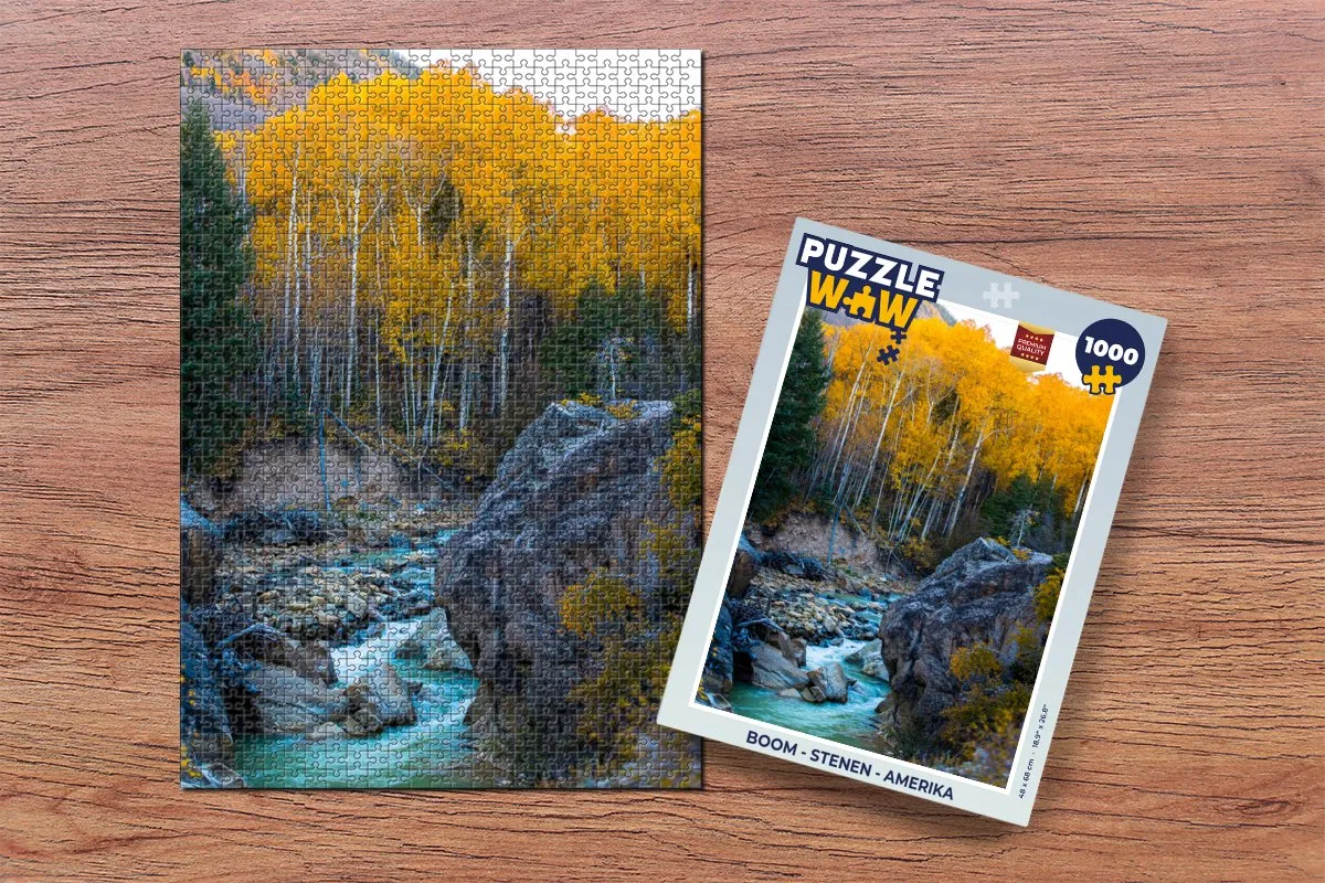 PuzzleWow Boom Legpuzzel 1000 Stuks - Multicolor