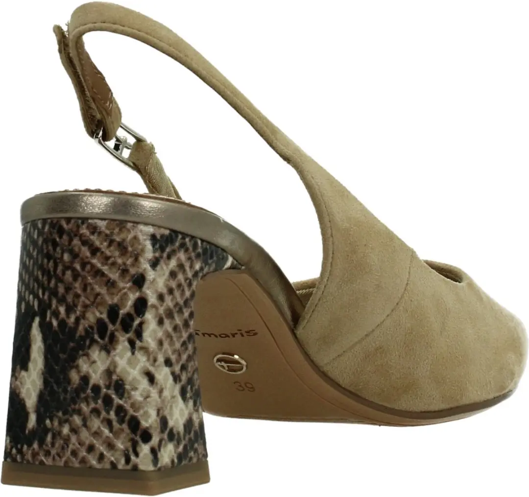 Tamaris Slingbacks 131228 - Beige - Maat 40 - afbeelding 6 van 6