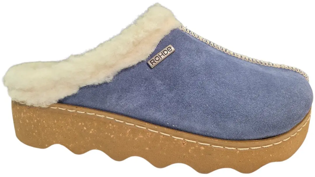Rohde 6125 50 Pantoffels Blauw Textiel Dames