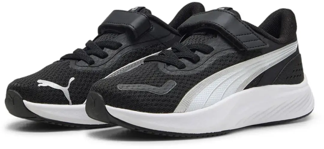 Puma Kinder Schuhe Low Pounce Lite AC+ PS 311650 Puma Black-Puma White-Puma Silv
