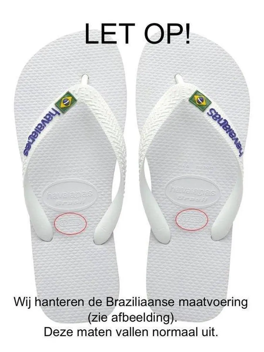Havaianas Brasil Teenslippers 35/36 - Zwart - afbeelding 5 van 6