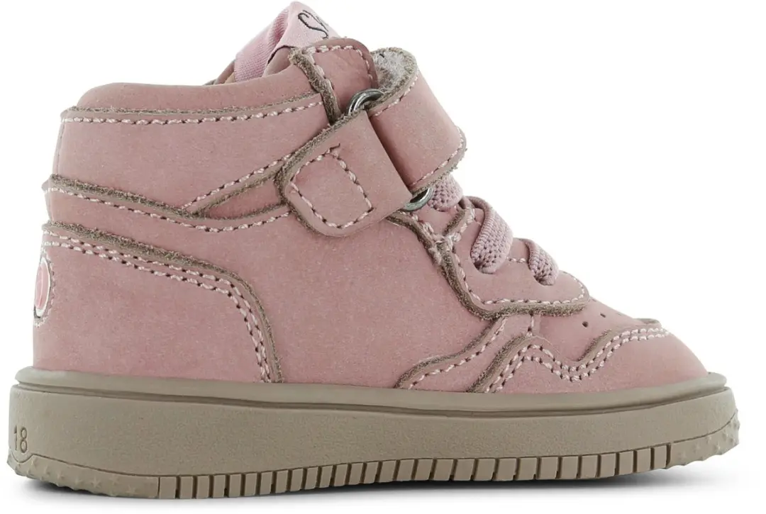 Shoesme Basket Sneakertje Old Pink Nubuck 25 - afbeelding 3 van 6