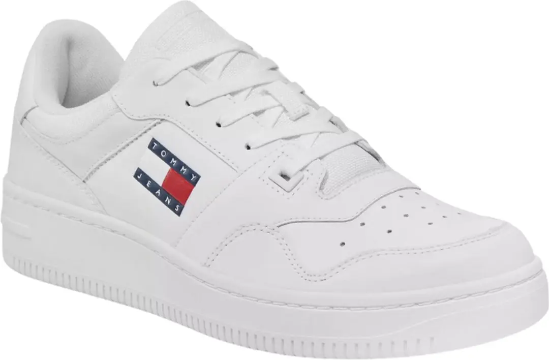 Tommy Hilfiger TJW Retro Basket Essential Dames Sneakers - Wit - Maat 39 - afbeelding 4 van 6