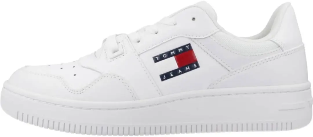 Tommy Hilfiger TJW Retro Basket Essential Dames Sneakers - Wit - Maat 39 - afbeelding 2 van 6