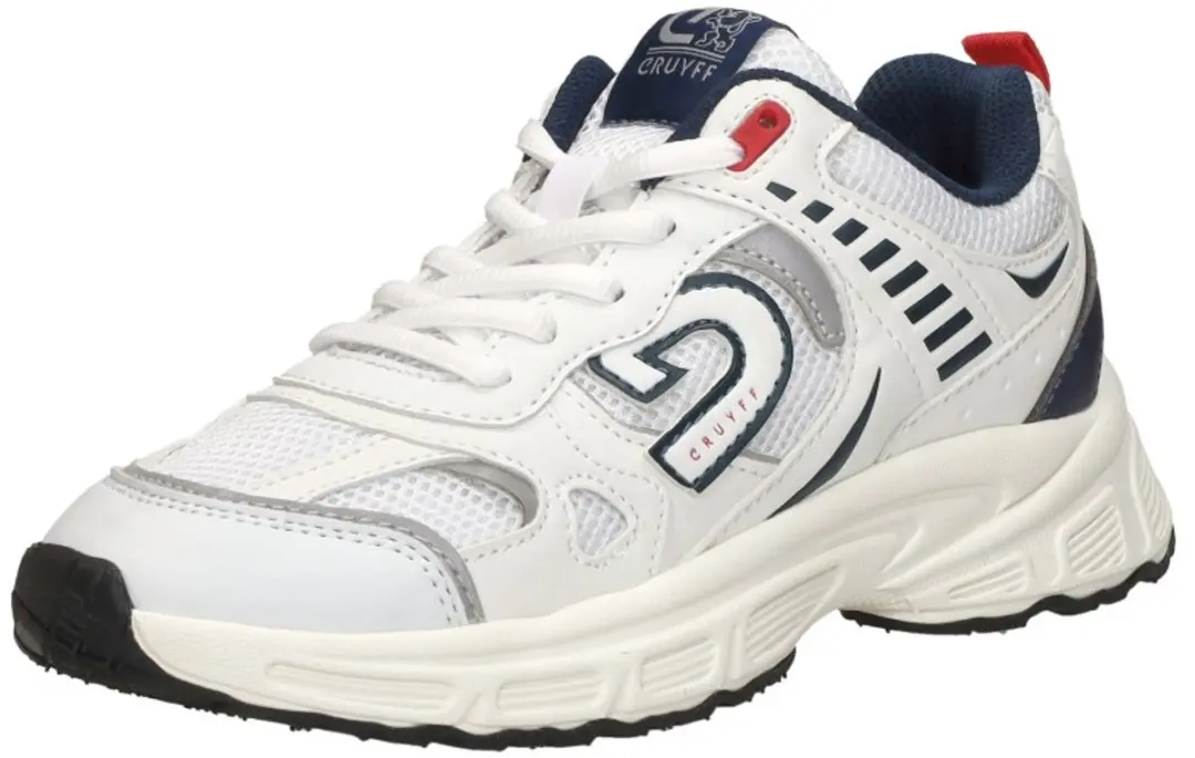 CRUYFF JUNIOR Marti B Sneakers Jongens - Leren Sneaker - Wit - Maat 35 - afbeelding 5 van 6