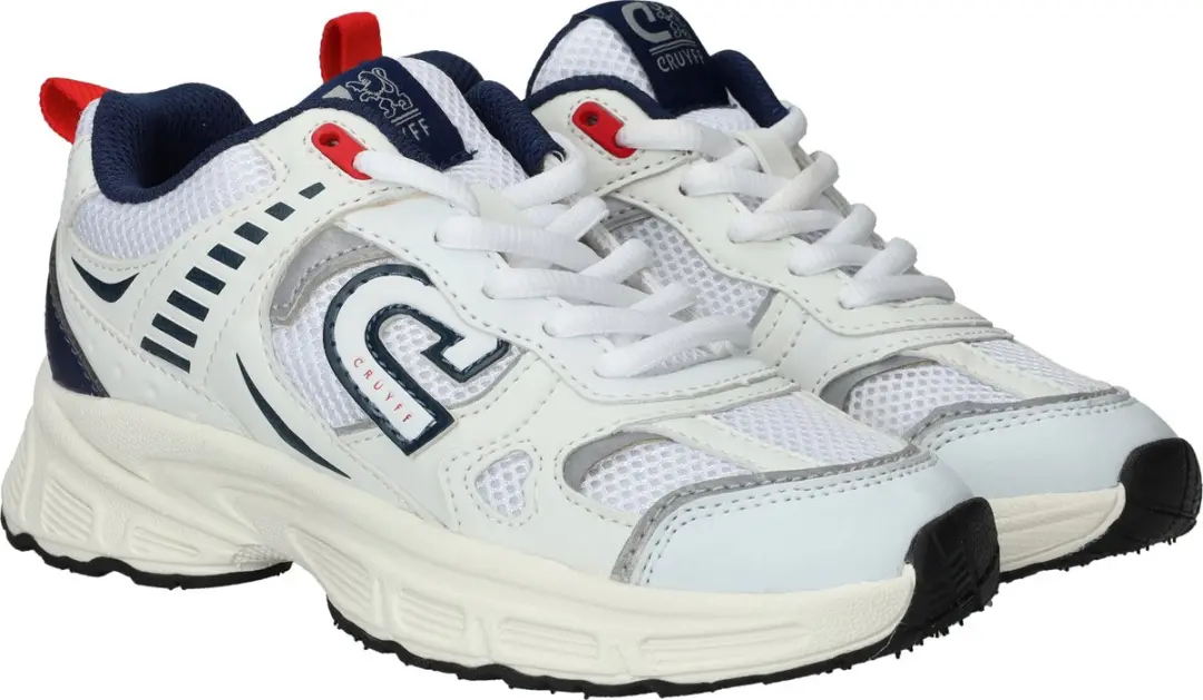 CRUYFF JUNIOR Marti B Sneakers Jongens - Leren Sneaker - Wit - Maat 35 - afbeelding 4 van 6