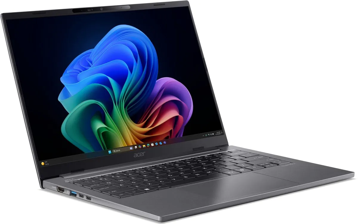 Acer TravelMate X4 TMX414-51-TCO-55R3 Copilot+ PC - 14" WUXGA - 16GB/512GB - Grijs