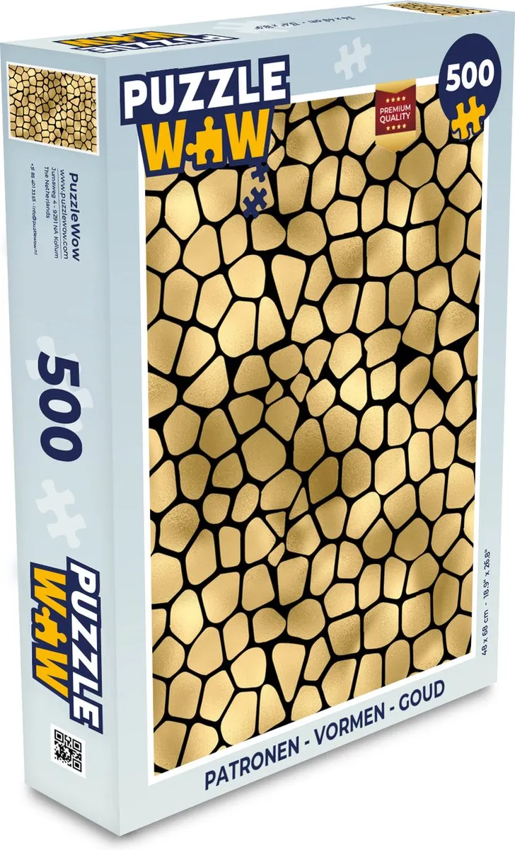 PuzzleWow Legpuzzel 500 Stuks - Multicolor - MPN 7435037131114