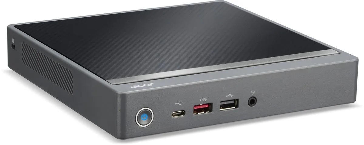 Acer Veriton N2595GT Mini PC - i7-13620H 32GB 1TB SSD - Zwart