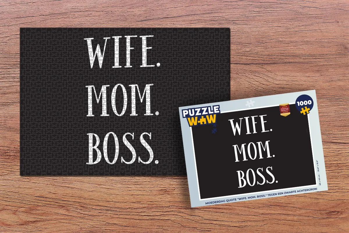 PuzzleWow Mama Legpuzzel 1000 Stuks - Multicolor