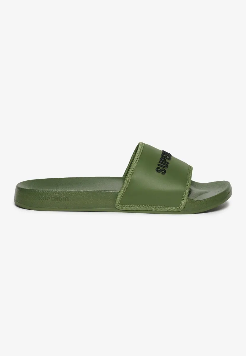 Superdry Tarp Core Slippers Heren - Olive Khaki - afbeelding 6 van 6