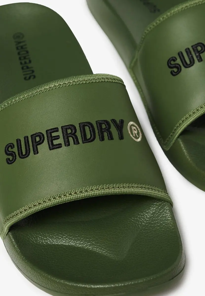 Superdry Tarp Core Slippers Heren - Olive Khaki - afbeelding 2 van 6