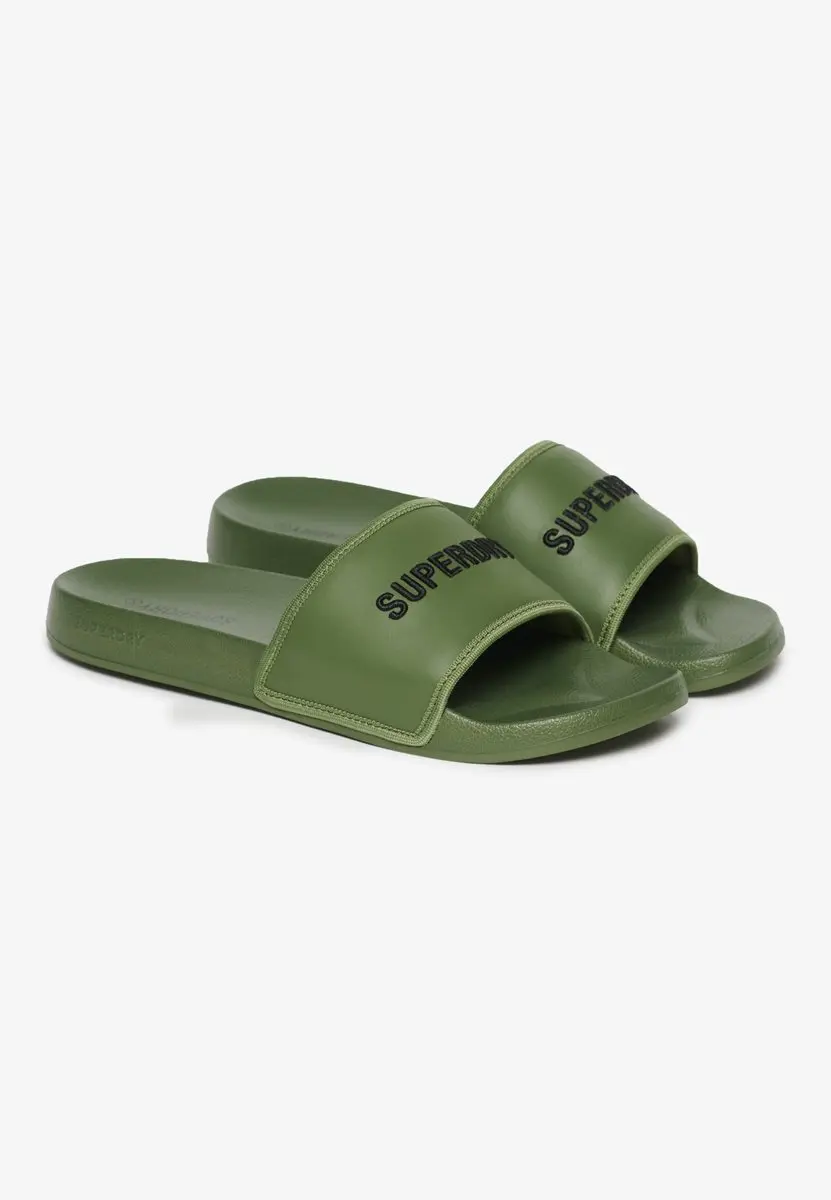 Superdry Tarp Core Slippers Heren - Olive Khaki - afbeelding 3 van 6