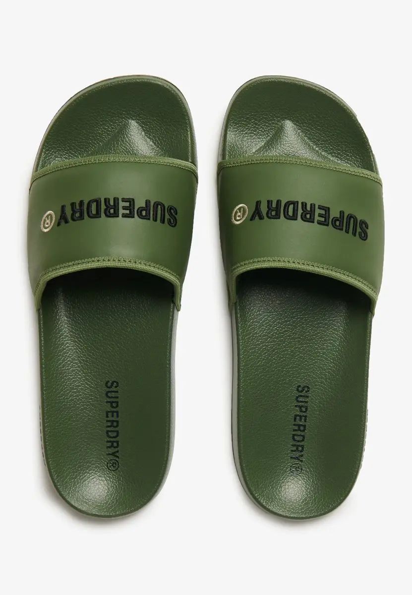 Superdry Tarp Core Slippers Heren - Olive Khaki - afbeelding 5 van 6