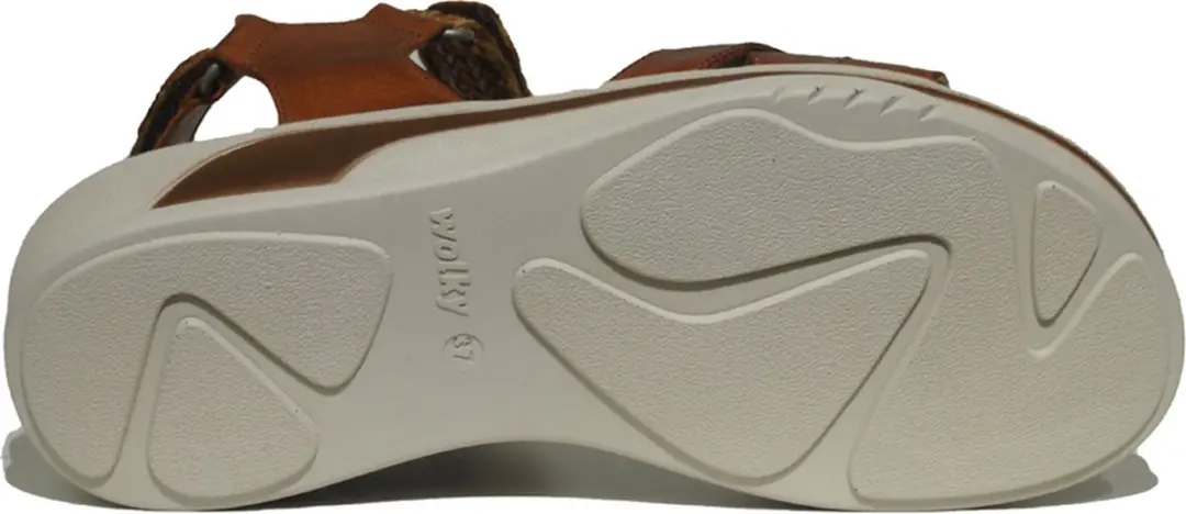 Wolky 0105631 Dames Sandalen - Cognac - afbeelding 6 van 6