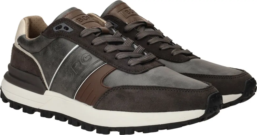 Bjorn Borg Runner Low M Sneakers - Heren - Grijs - afbeelding 4 van 6