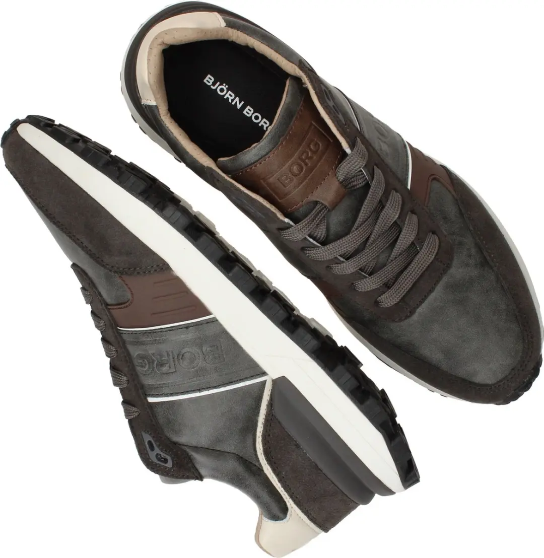 Bjorn Borg Runner Low M Sneakers - Heren - Grijs - afbeelding 6 van 6