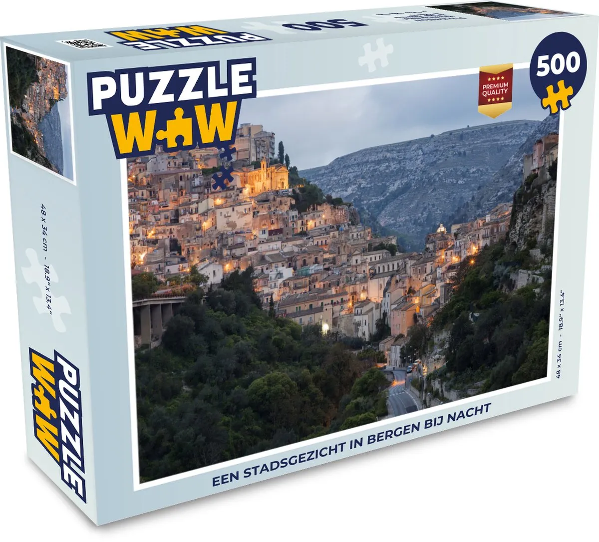PuzzleWow Legpuzzel 500 Stuks - Multicolor