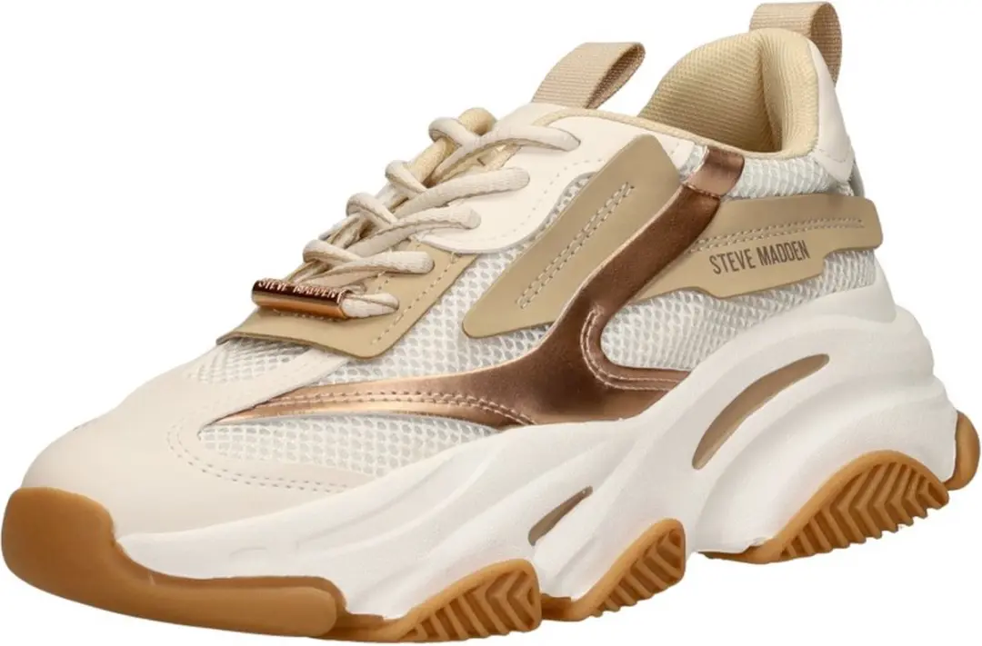 Steve Madden Possession-E Lage Sneakers 40 - Beige - afbeelding 4 van 6
