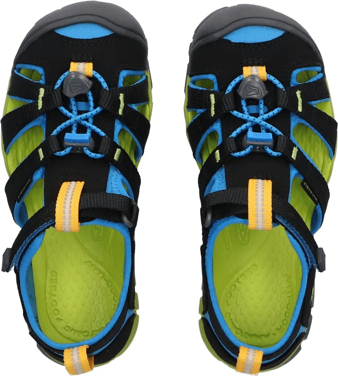 Keen Seacamp II Sandalen - Maat 31 - Zwart/Blauw - afbeelding 4 van 6