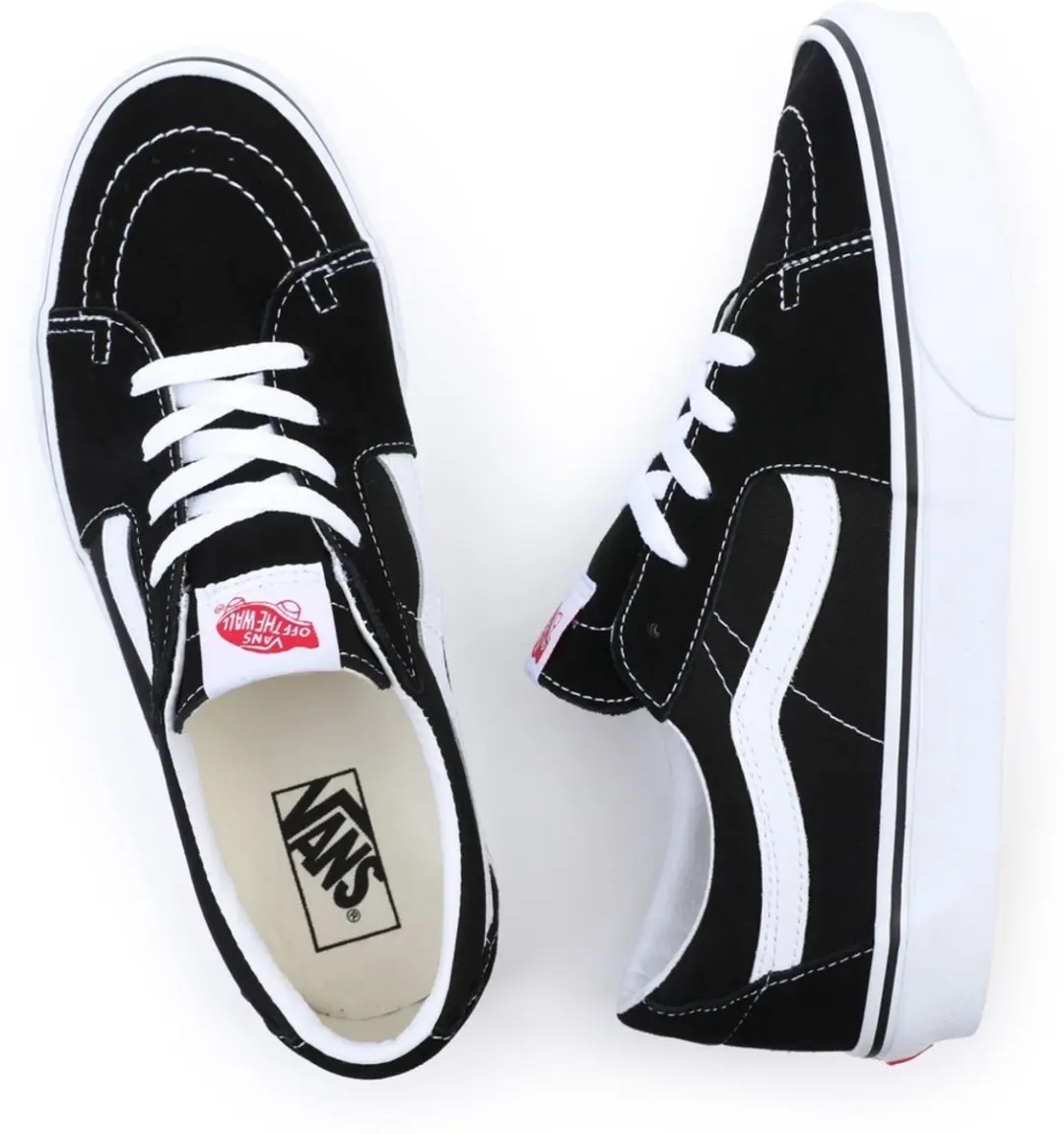 Vans UA SK8-Low Sneakers 37 - Zwart/Wit - afbeelding 3 van 6