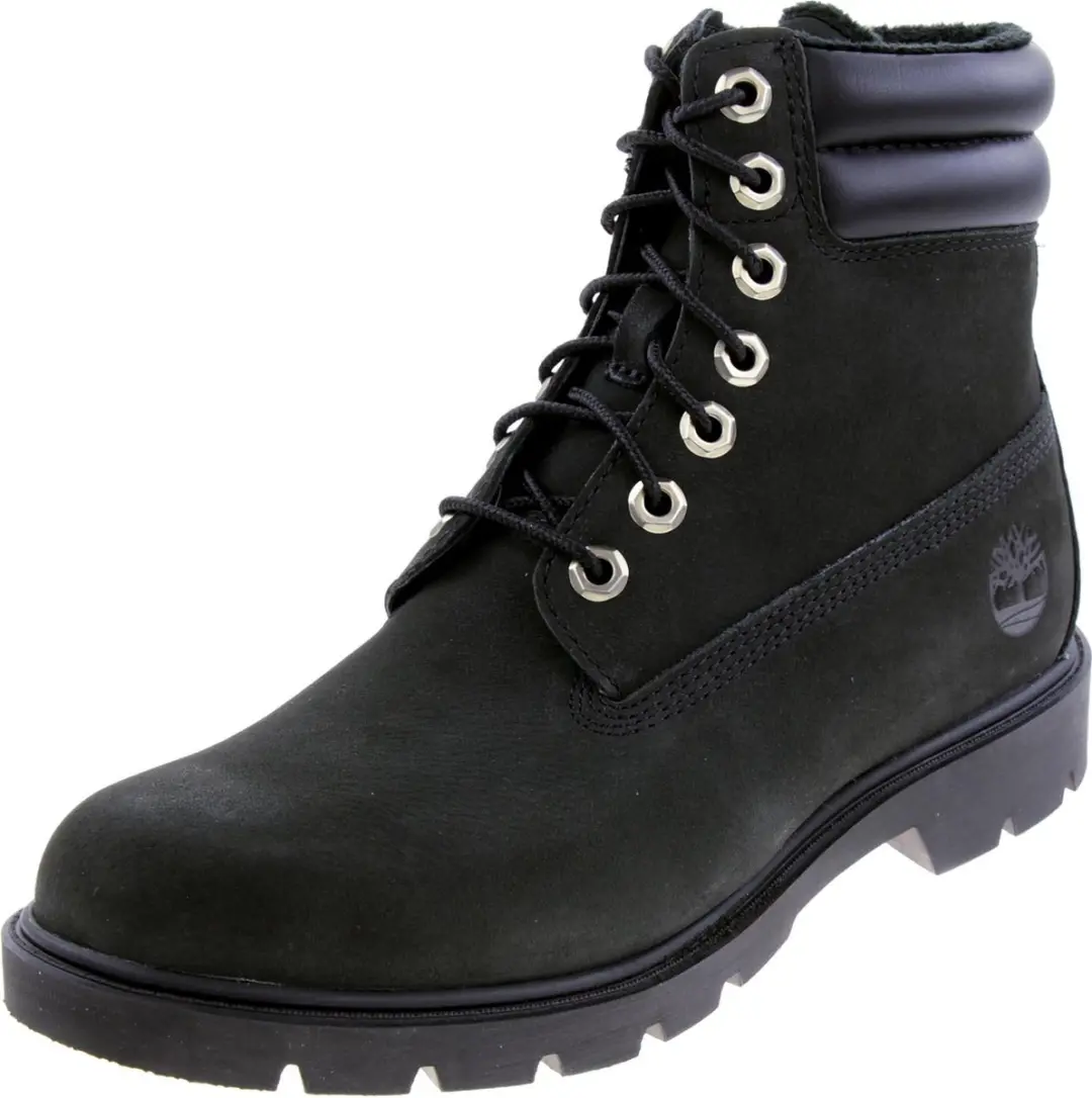 Timberland 6-Inch Basic Herenlaarzen Laarzen Waterdicht zwart Nubuck