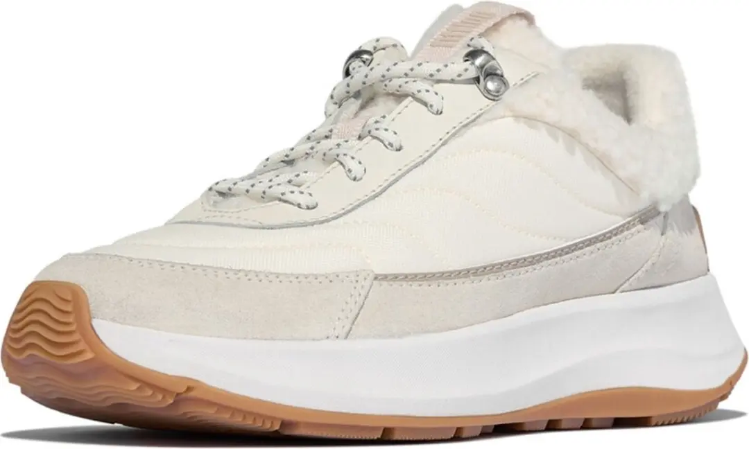 FitFlop FitFlop F-Mode Flow Shearling-Mix Sneakers