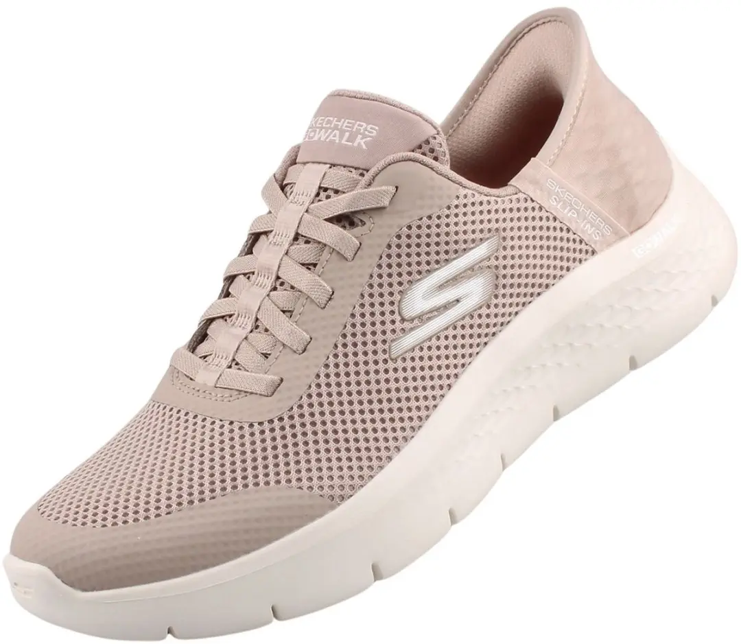 Skechers Go Walk Flex Grand Entry Dames Instappers - Taupe