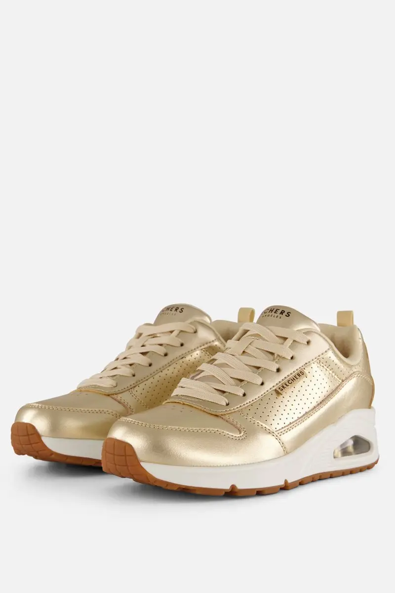 Skechers Uno Metallix Sneakers - Goud