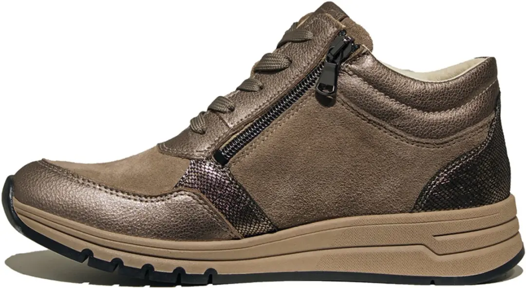 Wäldlaufer 957702 Dames Veterboots - Maat 40 - Metallic