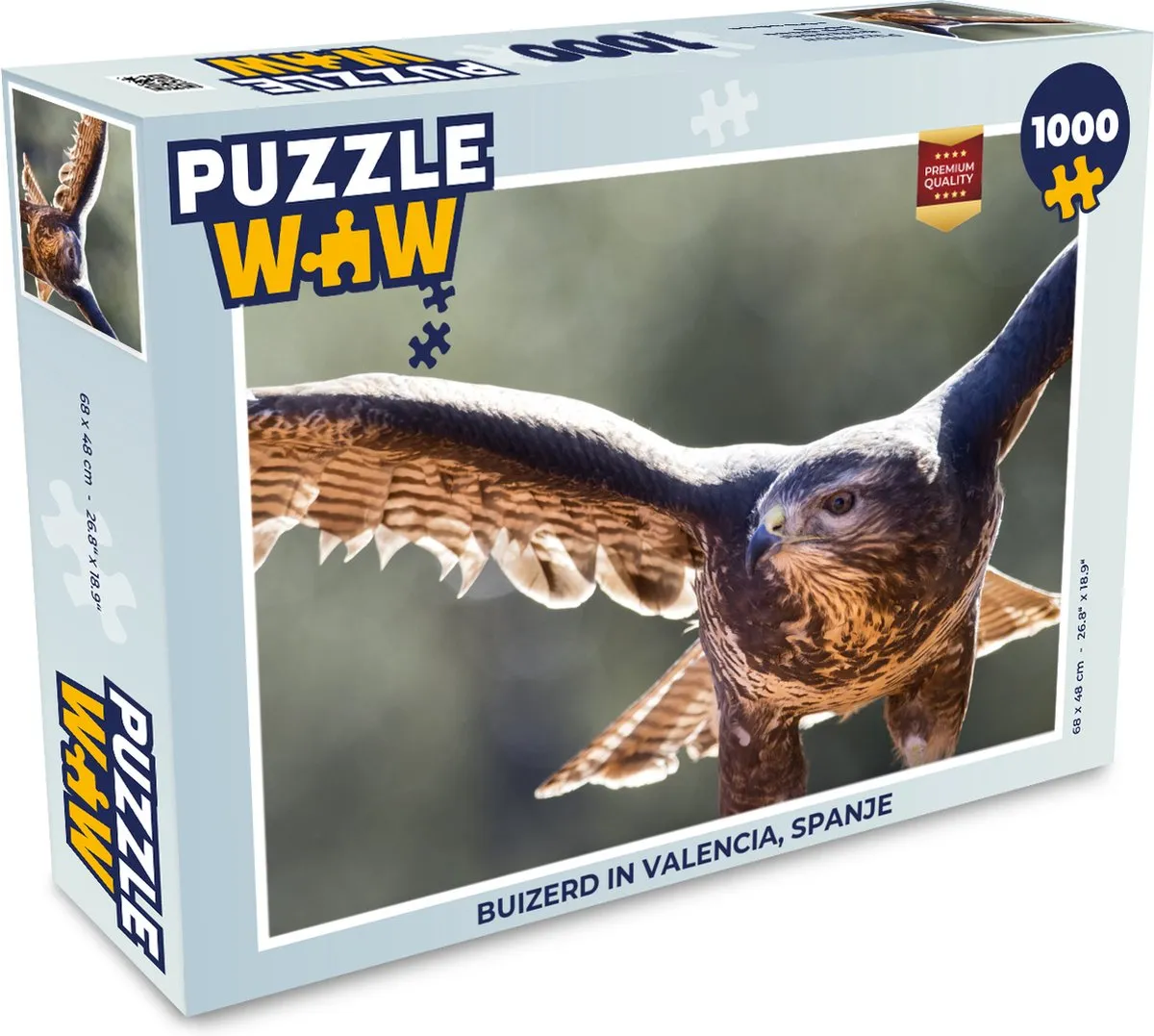 PuzzleWow Valencia Legpuzzel 1000 Stuks - Multicolor