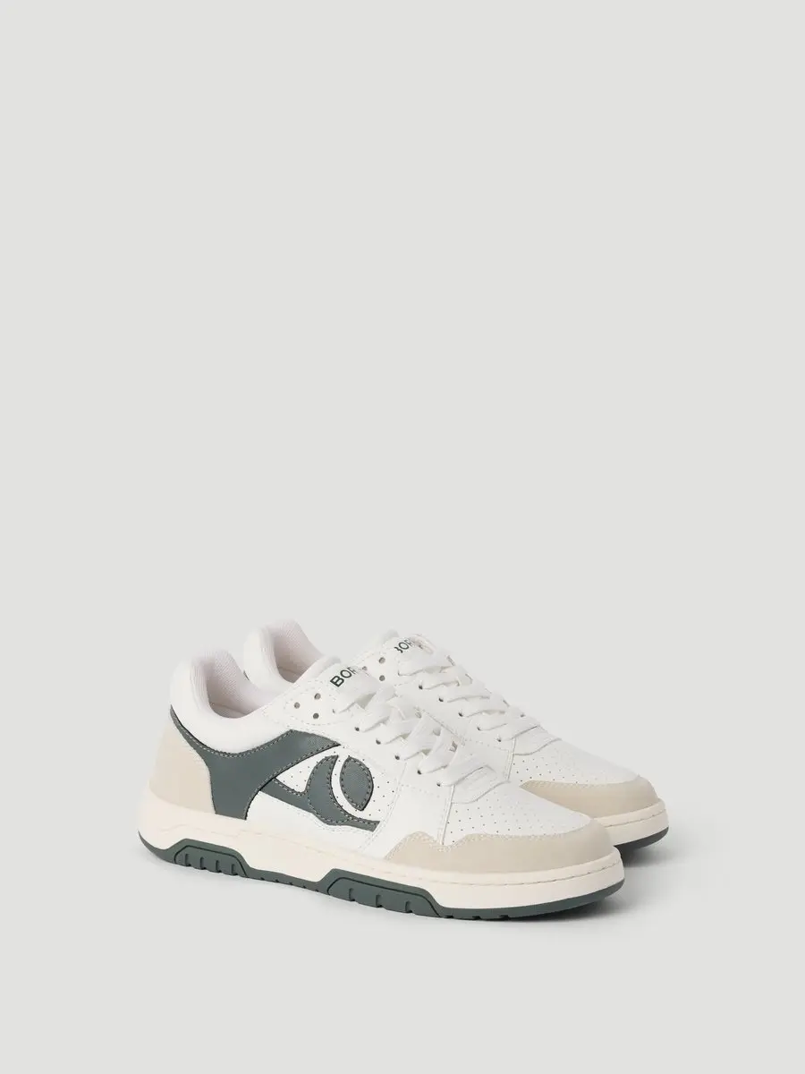 Björn Borg Ollie WB Sneakers - Wit/Groen - 43 - afbeelding 2 van 5