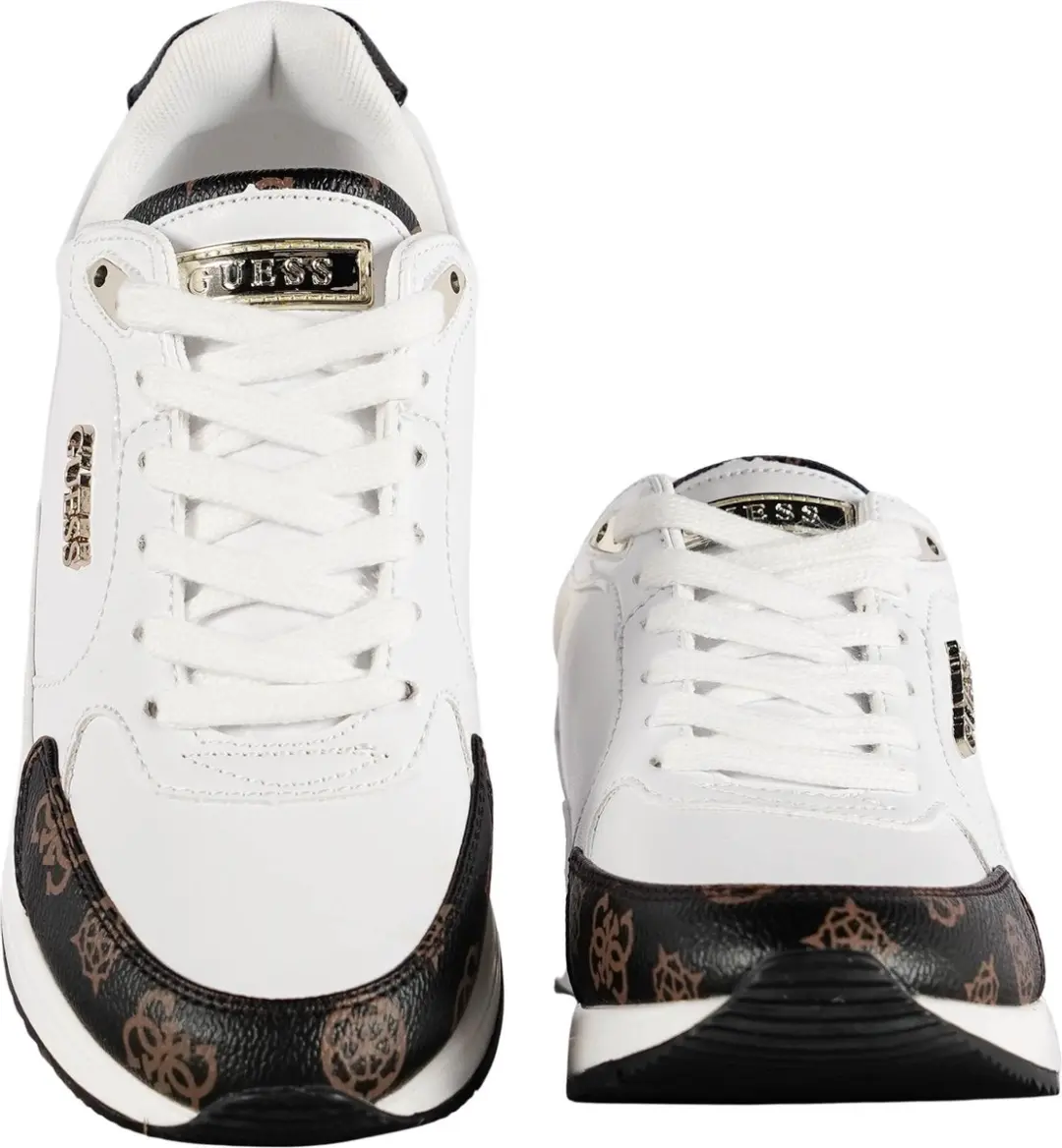 GUESS Moxea Active Lady Dames Sneaker 38 - Wit/Goud - afbeelding 5 van 6