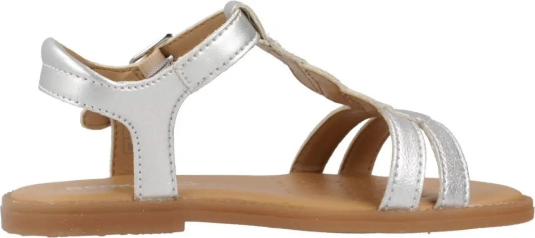 GEOX J SANDAL Karly Girl Zilver