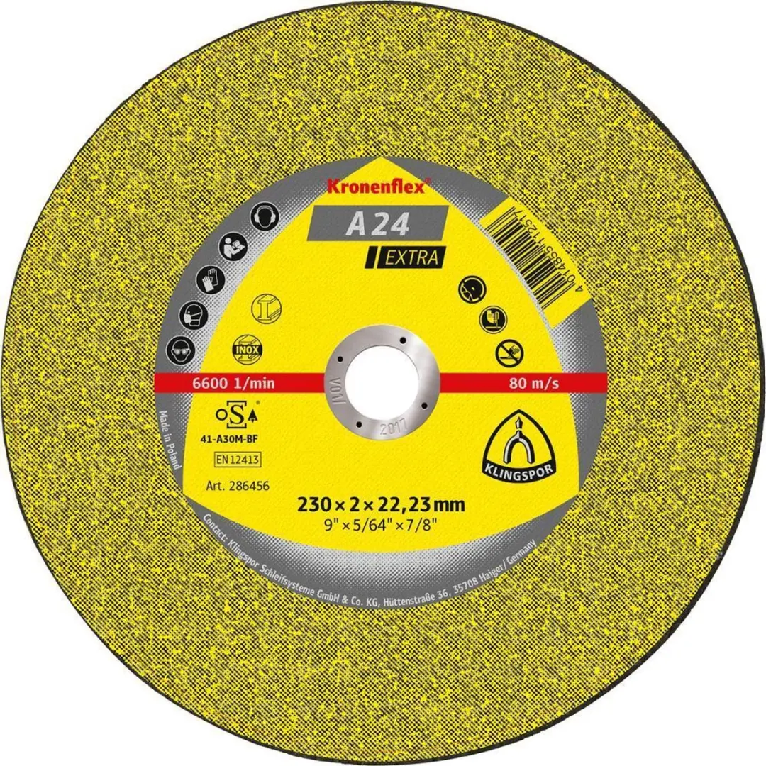 Klingspor Doorslijpschijf A 24 Extra Ø125x2,5mm