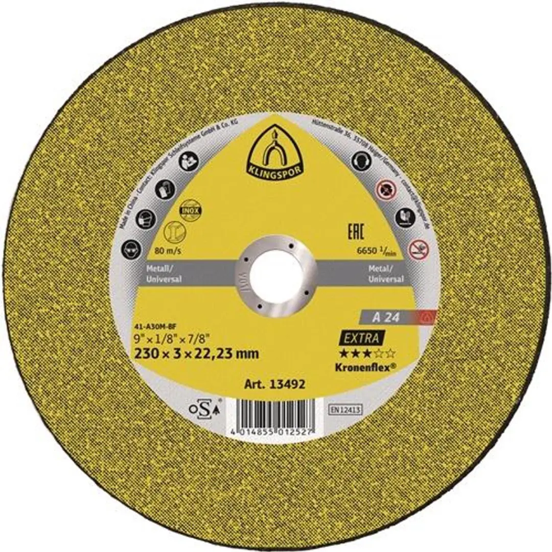 Klingspor Doorslijpschijf A 24 Extra Ø125x2,5mm - 188463