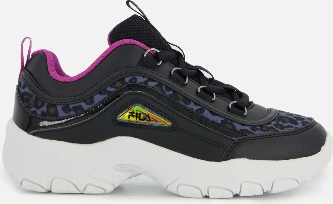 Fila Strada a Low Sneakers Zwart Imitatieleer
