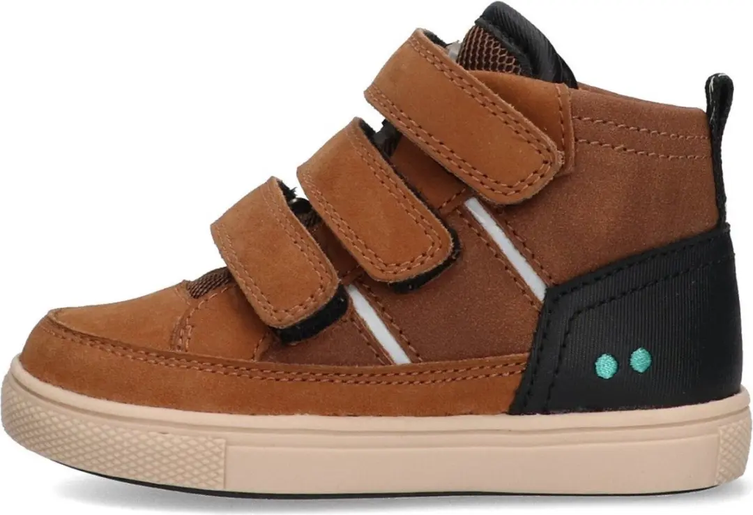 BunniesJR Jongens Hoge Sneakers 224755-513 - Leer - Maat 22 - afbeelding 2 van 6