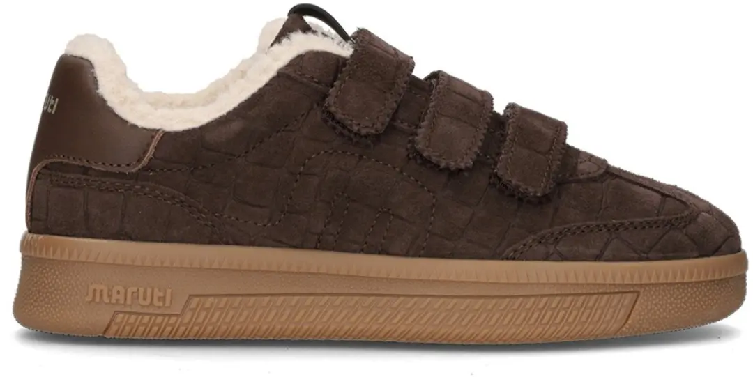 Maruti Yana Suede Sneakers - Dames Bruin 42 - afbeelding 3 van 6