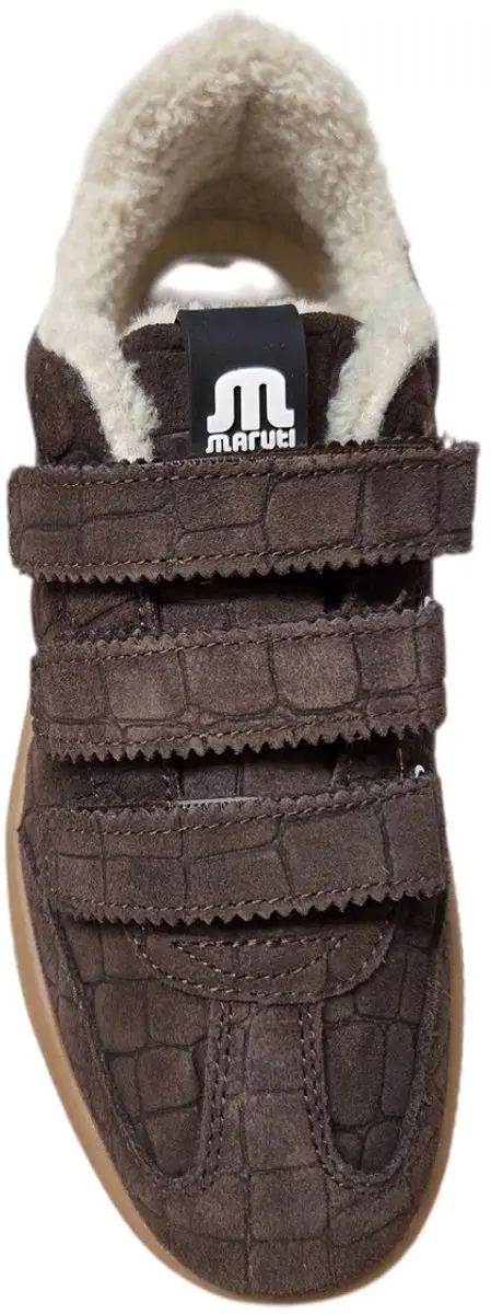 Maruti Yana Suede Sneakers - Dames Bruin 42 - afbeelding 4 van 6