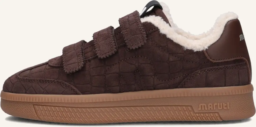Maruti Yana Suede Sneakers - Dames Bruin 42 - afbeelding 6 van 6