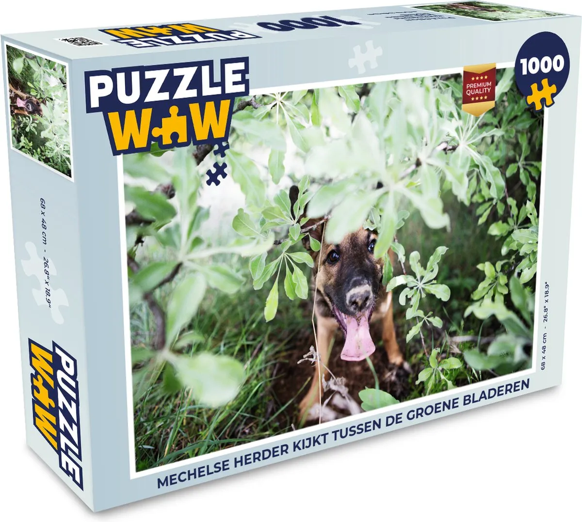 PuzzleWow Legpuzzel Mechelse Herder 1000 Stuks